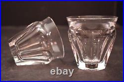 BACCARAT CRYSTAL HARCOURT CAFE SET #2805283 ESPRESSO Glasses Tumblers SET of 2