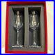 BACCARAT Champagne Glass Chateau 2 Set Clear Crystal H9.8xW3.5