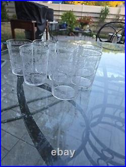 BACCARAT Crystal Beverage Glasses 1870's Victorian Set Of 8