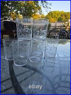 BACCARAT Crystal Beverage Glasses 1870's Victorian Set Of 8