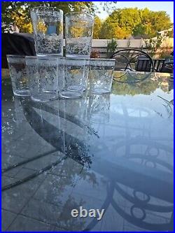 BACCARAT Crystal Beverage Glasses 1870's Victorian Set Of 8