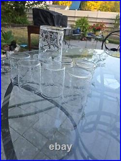 BACCARAT Crystal Beverage Glasses 1870's Victorian Set Of 8