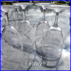 BACCARAT Crystal Cocktail Liqueur Glasses 1870's Victorian Set Of 4 Rare