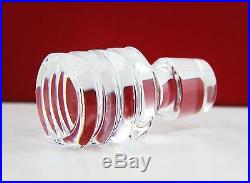 Baccarat Zinzin Ltd Ed. Barware Set Decanter & 4 Glasses Crystal New Tiny Damage