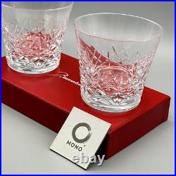 Baccarat 2025 Aria Tumblers Set of 2 Rock Glass NEW In Box from Japan