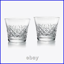 Baccarat 2025 Aria Tumblers Set of 2 Rock Glass NEW In Box from Japan