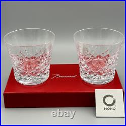 Baccarat 2025 Aria Tumblers Set of 2 Rock Glass NEW In Box from Japan