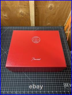 Baccarat Château Red Wine Crystal Glasses Set of 2 2611151 with Original Box