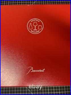 Baccarat Château Red Wine Crystal Glasses Set of 2 2611151 with Original Box