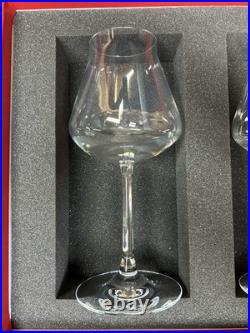 Baccarat Château Red Wine Crystal Glasses Set of 2 2611151 with Original Box