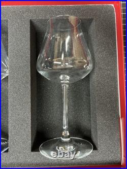 Baccarat Château Red Wine Crystal Glasses Set of 2 2611151 with Original Box