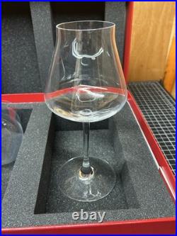 Baccarat Château Red Wine Crystal Glasses Set of 2 2611151 with Original Box