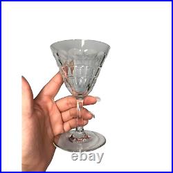Baccarat Clear Crystal Glasses Set Two