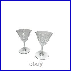 Baccarat Clear Crystal Glasses Set of Two