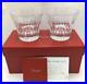 Baccarat Crysta Year Tumbler 2022 Crystal Rock Glass Set of 2 with Box pair