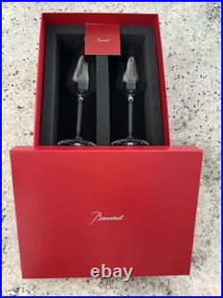 Baccarat Crystal Champagne Elegant Toasting Glasses (Set Of 2)