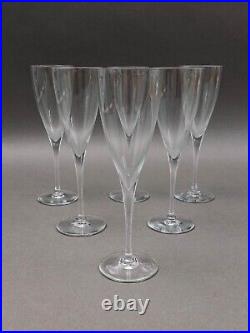 Baccarat Crystal France Dom Perignon 7 3/8 Port Wine Glasses Set Of 6