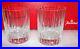 Baccarat Crystal France Harmonie Large Tumblers Set of 2 Cocktail Rocks Whiskey