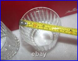 Baccarat Crystal France Harmonie Large Tumblers Set of 2 Cocktail Rocks Whiskey