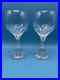 Baccarat Crystal France Massena Water Goblet Set. Pair Of (2)