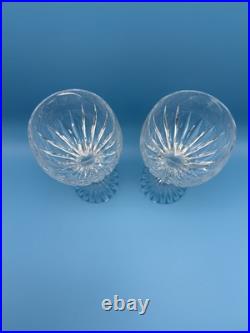 Baccarat Crystal France Massena Water Goblet Set. Pair Of (2)