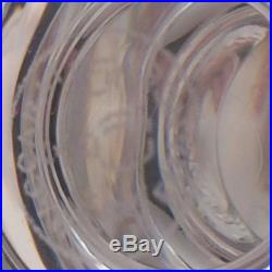 Baccarat Crystal Saucer set of 8 Wine Glasses in the Armagnac Pattern