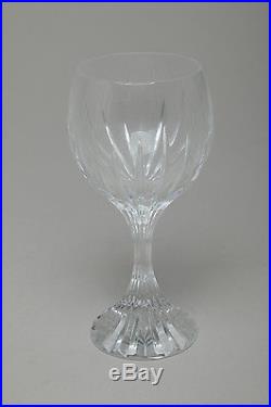 Baccarat Crystal Stemware MASSENA Pattern Claret Wine Glasses SET of 11