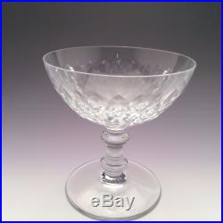 Baccarat Crystal set of 10 Saucer Champagne Glasses in the Armagnac Pattern