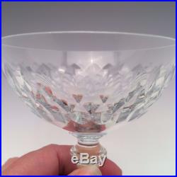 Baccarat Crystal set of 10 Saucer Champagne Glasses in the Armagnac Pattern