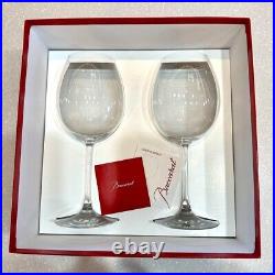Baccarat Degustation Grand Bordeaux Wine Glass Pair Set Baccarat Degustation Grand Bordeaux Wine Glass Pair Set
