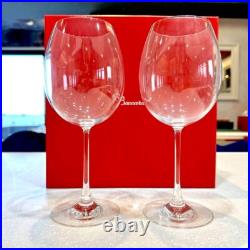Baccarat Degustation Grand Bordeaux Wine Glass Pair Set Baccarat Degustation Grand Bordeaux Wine Glass Pair Set