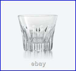 Baccarat Etna Crystal Double Old Fashioned Tumbler / Glass Set Of 2