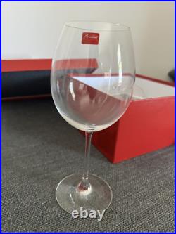 Baccarat Grand Bordeaux Glasses, Set of 2, New in Original Box