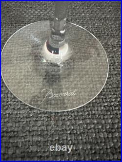 Baccarat Grand Bordeaux Glasses, Set of 2, New in Original Box
