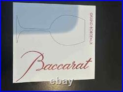 Baccarat Grand Bordeaux Glasses, Set of 2, New in Original Box