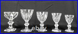 Baccarat Harcourt Crystal Glassware Set 64-Piece Collection