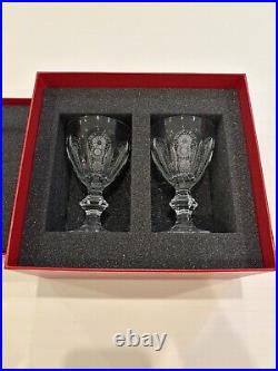 Baccarat Harcourt Etched Wine Glass Set By Marcel Wanders