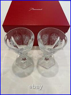 Baccarat Harcourt Etched Wine Glass Set By Marcel Wanders