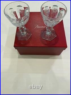 Baccarat Harcourt Etched Wine Glass Set By Marcel Wanders