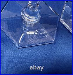 Baccarat Harcourt Eve Set of 2 Champagne Flutes Crystal France