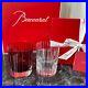 Baccarat Harmonie Harmony Clear Red Tumbler Glass Set