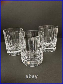 Baccarat Harmonie Tumbler Rock Glass 3set