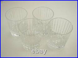 Baccarat Harmonie Tumbler Rock Glass 4set? 4.1in