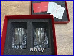 Baccarat Harmony Tumbler Set of 2 Brand New Clear color Stylish from Japan
