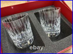 Baccarat Harmony Tumbler Set of 2 Brand New Clear color Stylish from Japan