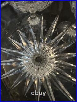 Baccarat Massena White Wine Glass France Clear Crystal Set of 4