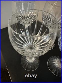 Baccarat Massena White Wine Glass France Clear Crystal Set of 4