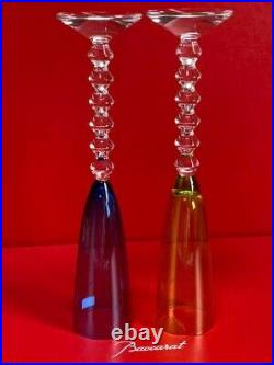 Baccarat Vega Champagne Glass Pair Set