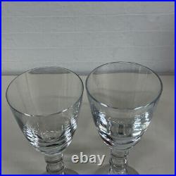 Baccarat Vega Fortissimo Crystal Wine Glass clear 2set With box