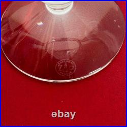 Baccarat Vega Fortissimo Crystal Wine Glass clear 2set With box